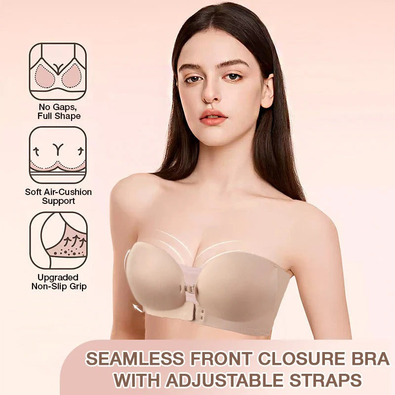 Final 3 Hours: 60%OFF🔥 Seamless Front Closure Bra With Adjustable Straps
